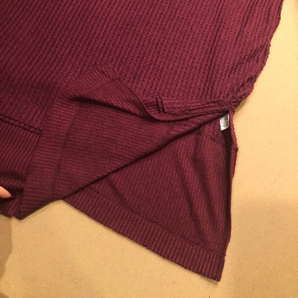 Free people Purple Thermal Tunic Top - Picture 8 of 8